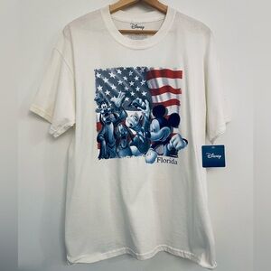 *NEW* Disney Florida Mickey Minnie Donald Tshirt Tee Orlando Walt Disneyland